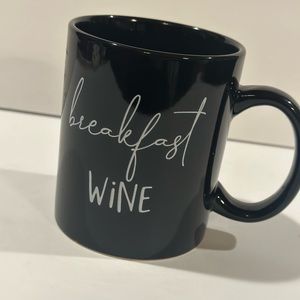 Breakfast wine coffee mug